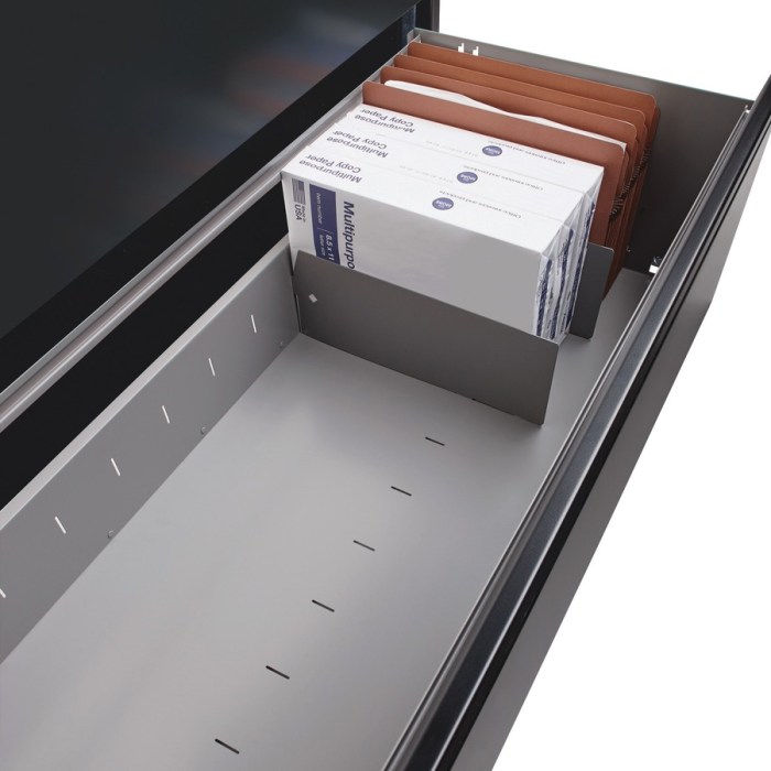 Lorell Fortress Series Lateral File w/Roll-out Posting Shelf