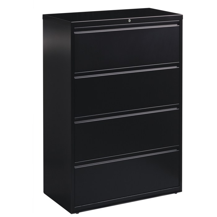 Lorell Fortress Series Lateral File w/Roll-out Posting Shelf