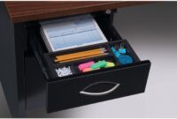 Lorell Fortress Modular Series Double-pedestal Credenza