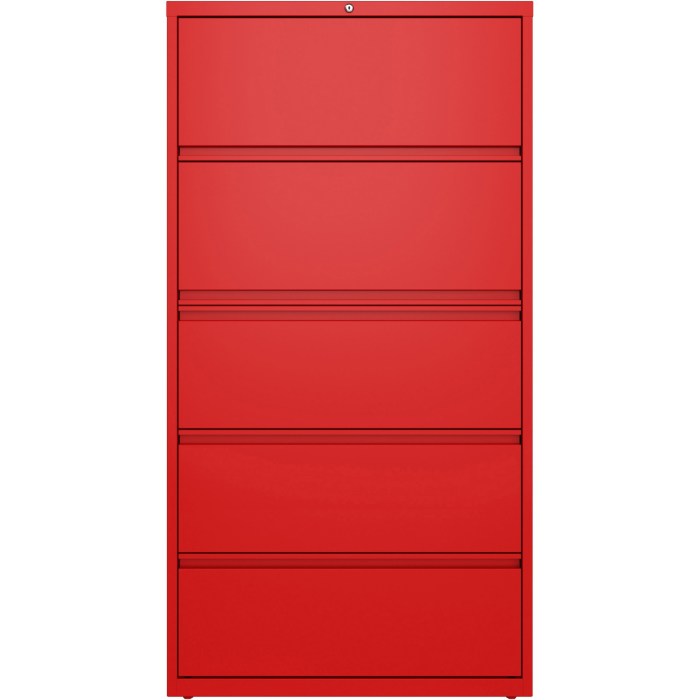 Lorell Fortress Series Lateral File w/Roll-out Posting Shelf